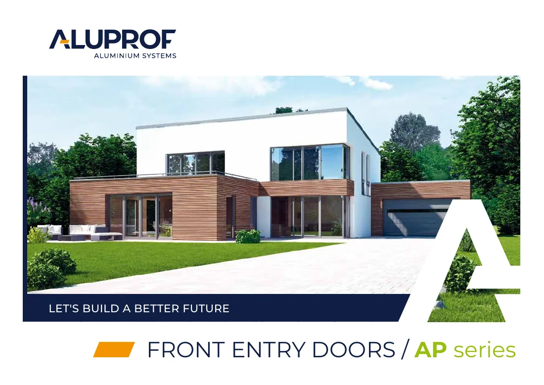 Aluprof Entrance Doors Catalogue